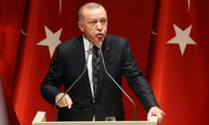 Turkish President Recep Tayyip Erdoğan.