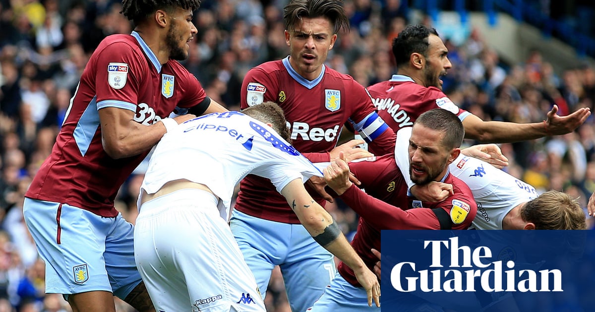 Leeds Let Aston Villa Equalise And Hand Promotion To Sheffield United Football The Guardian