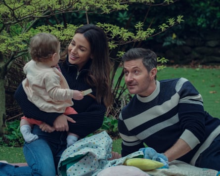 Michelle Keegan as Maya Stern and Richard Armitage as Joe Burkett in Fool Me Once.