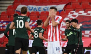 stoke 1 3 tottenham hotspur carabao cup quarter final as it happened football the guardian