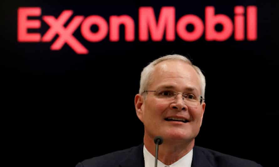 Darren Woods, the chair and chief executive of ExxonMobil