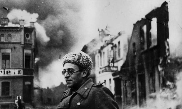 Vasily Grossman with the Red Army in Germany, 1945.