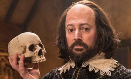 David Mitchell as the Bard in Upstart Crow.