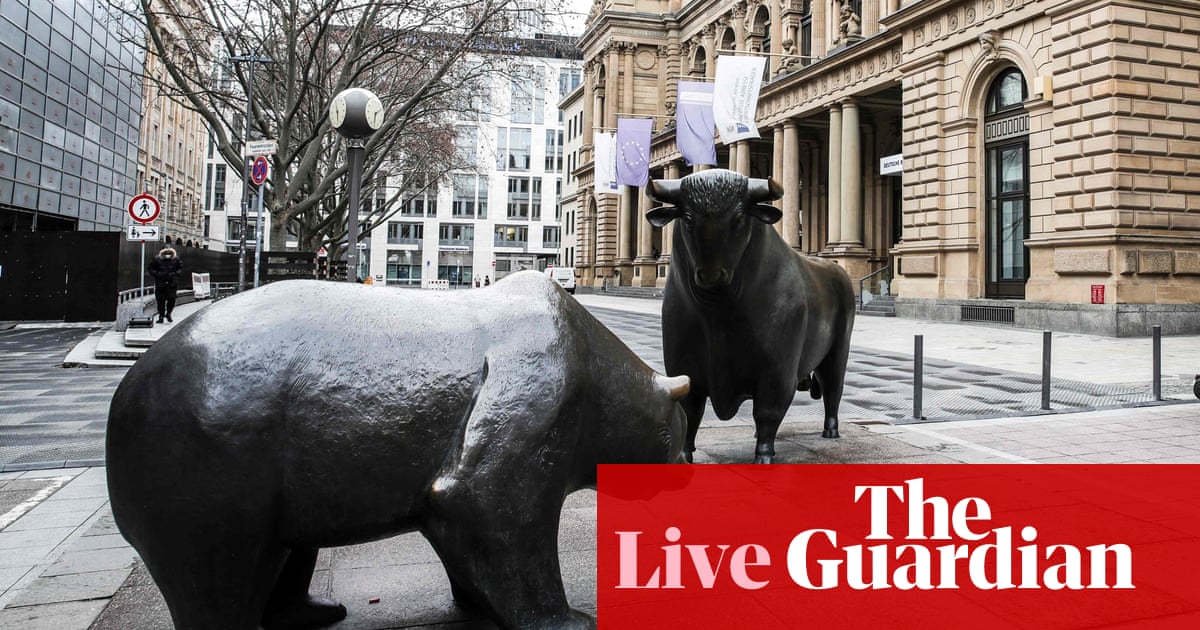 European lockdown worries and rising China-west tensions weigh on markets – business live