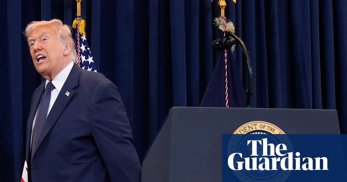 Oil prices drop sharply after Trump moves to reassure markets over Iran war