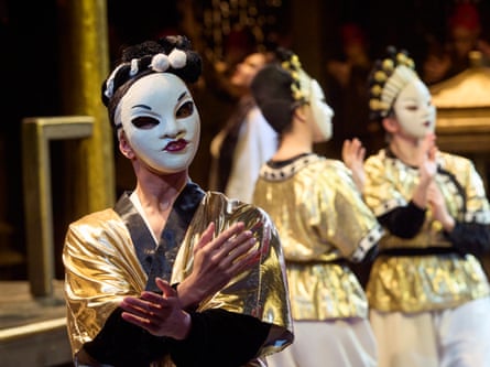 Backstage during rehearsals