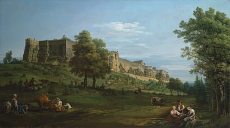 The Fortress of Königstein, seen from the south, by Bernardo Bellotto.
