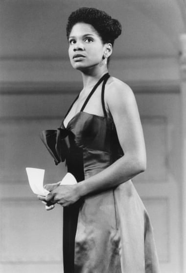 Audra McDonald in the play Master Class, which brought her a second Tony award, in 1996.