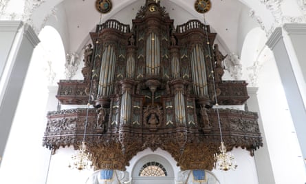 Organ pipes at Vor Frelser Kirke