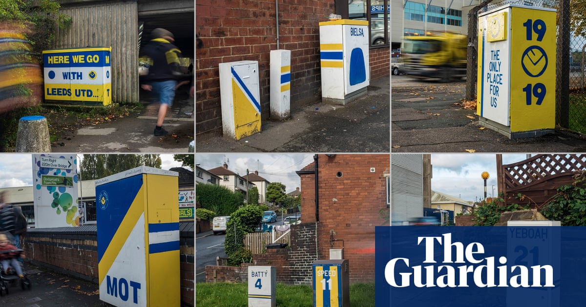 The Leeds United fan making the city beautiful – one electric box at a time