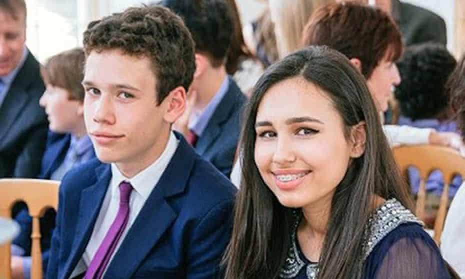 Natasha Ednan-Laperouse with her brother Alex