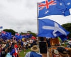 Man charged after allegedly making comments aligned with neo-Nazi ideology at Sydney anti-immigration march