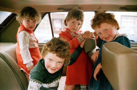 Back-seat drivers … an early photo by Tom Wood.