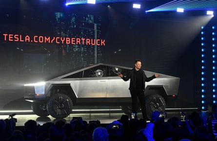 Tesla CEO Elon Musk unveils the 2019 Cybertruck, another pitch to target a similar market to the new Hummer.
