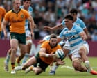 Argentina v Australia: men’s rugby union international – live