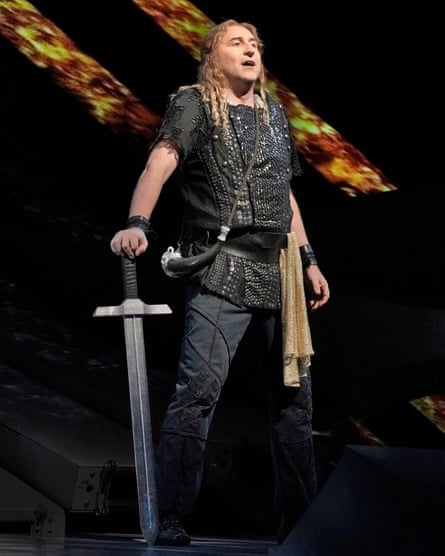 Schager as Siegfried in Götterdämmerung, on his Metropolitan Opera debut in 2019.