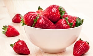 A bowl of strawberries