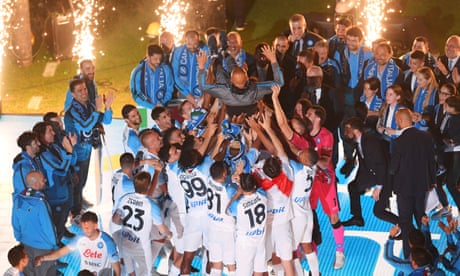 Napoli celebrate their coronation as top-four battle builds behind them | Nicky Bandini