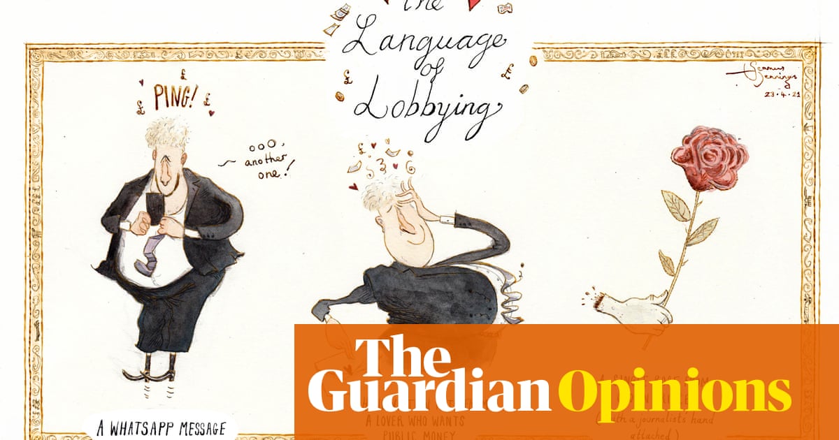 Seamus Jennings on Boris Johnson and the language of lobbying – cartoon