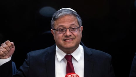 Israel's extreme-right security minister says he will quit government if ceasefire ratified – video