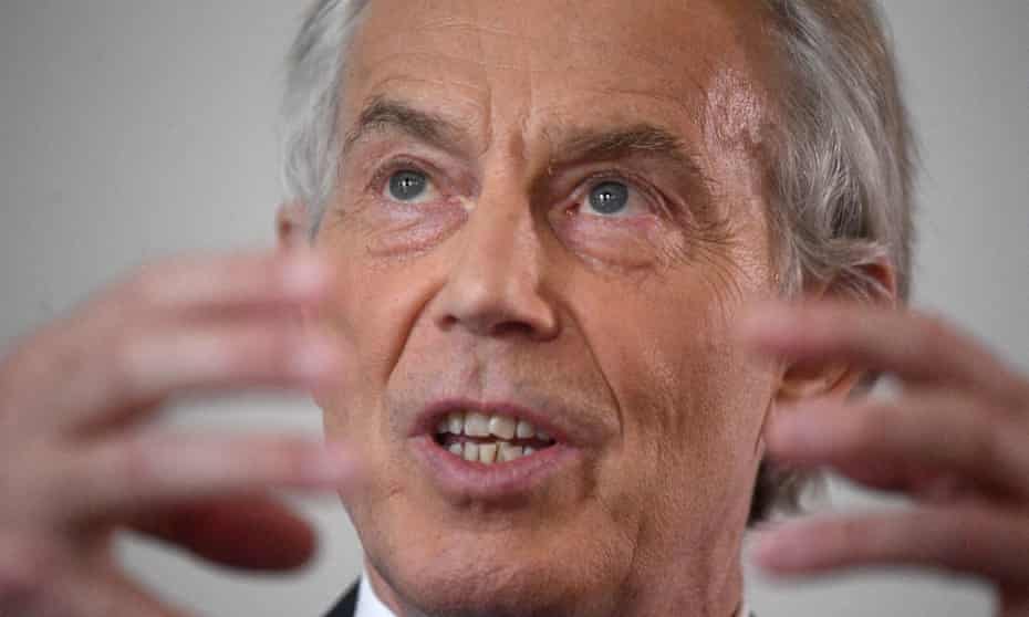 Former prime minister Tony Blair.