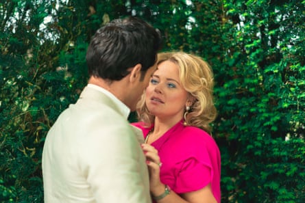 Atack as Sarah Stratton in Rivals.
