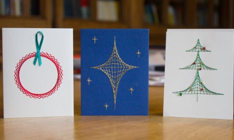 String theory: a bauble, a star and a Christmas tree.