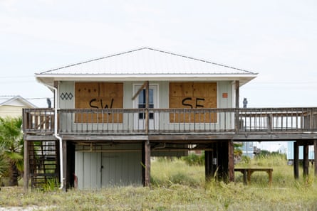 a home is boarded up