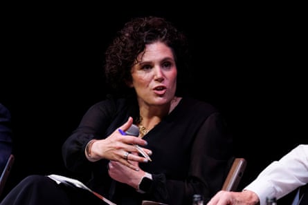 Claire Hanna during a panel discussion.