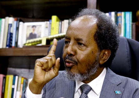 Somalia’s president, Hassan Sheikh Mohamud.