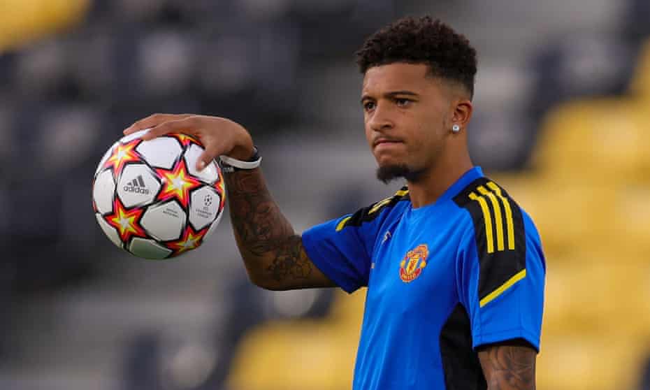 Jadon Sancho's station uncertain in shadow of Ronaldo's shining start | Manchester United | The Guardian