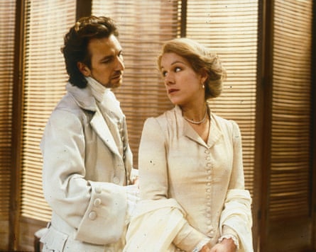 Alan Rickman and Juliet Stevenson in the original RSC production of Les Liaisons Dangereuses, directed by Howard Davies in 1985.