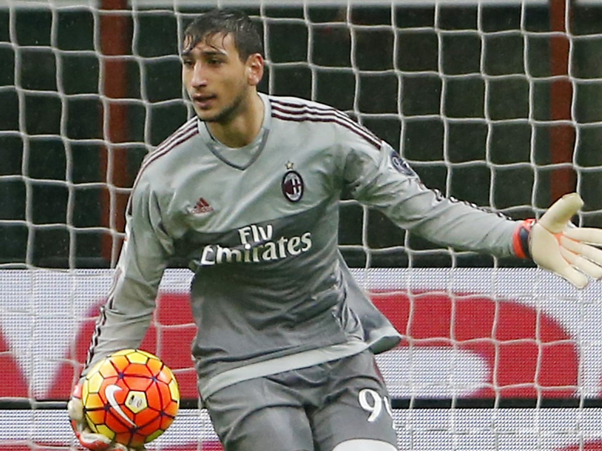 Gianluigi Donnarumma Short On Years But Standing Tall At Milan Milan The Guardian