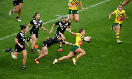 Australia beat New Zealand in the women’s final in 2022.
