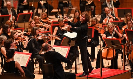 Santtu-Matias Rouvali conducts the Philharmonia in the Royal Festival Hall on 30 September 2021