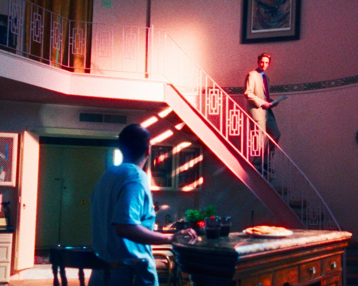 Man on staircase