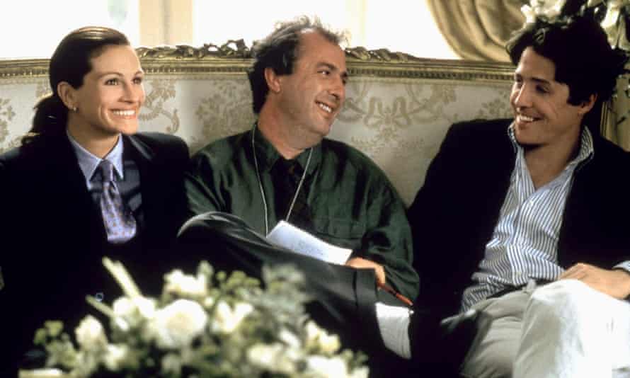 Michell working with Julia Roberts and Hugh Grant on the director’s biggest hit, Notting Hill (1999).