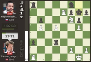 Magnus Carlsen v Ian Nepomniachtchi