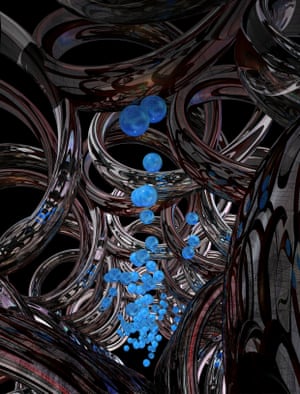 Synthetic DNA channel transporting cargo across membranesThis digital illustration shows the artist’s impression of tube-like channels in a cell membrane that have been constructed by researchers from DNA. The title of the piece references two components of the structure – the channel itself, shown in silver, and substances travelling through the channel, shown in blue.