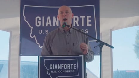 Republican Greg Gianforte 'body slams' Guardian reporter in Montana – audio