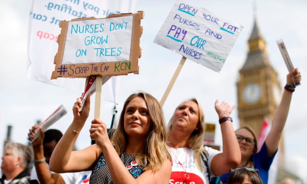 Nurses' protest