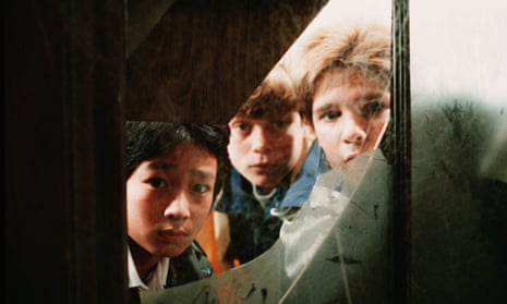 Ke Huy Quan, Sean Astin, Corey Feldman in 1985’s The Goonies