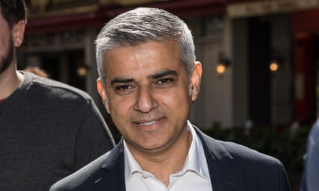 London mayoral candidate Sadiq Khan