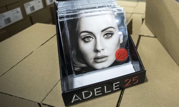 Adele’s album 25 on CD.
