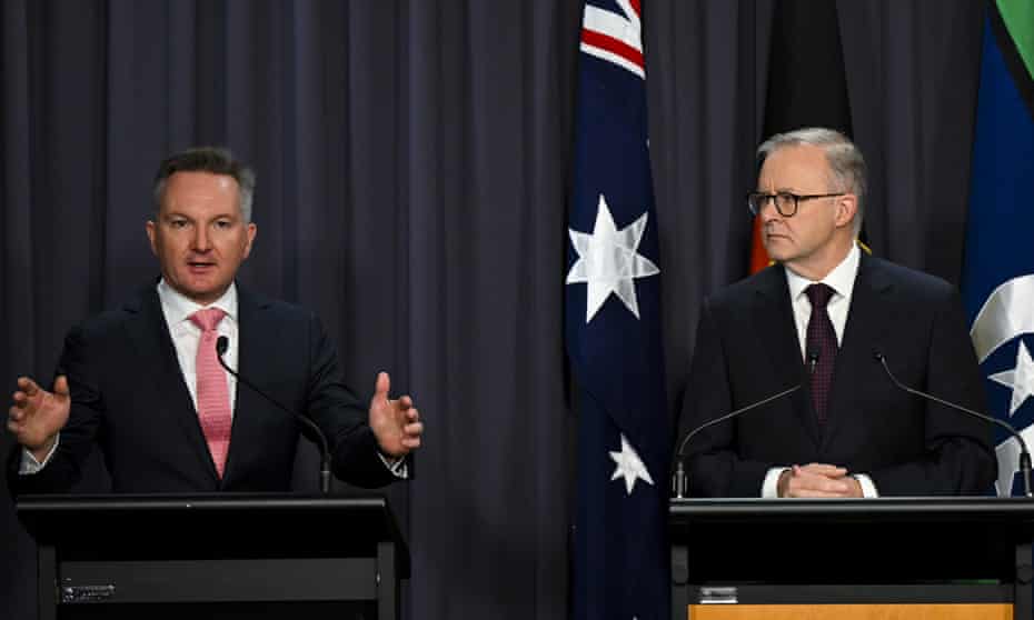 Chris Bowen and Anthony Albanese have both backed the Energy Security Board’s proposal for a capacity mechanism, but states will be free to decide whether coal or gas generators are used. 