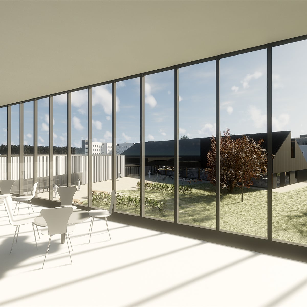 Epic Jail Inside The Uk S Optimised Super Prison Warehouses Architecture The Guardian