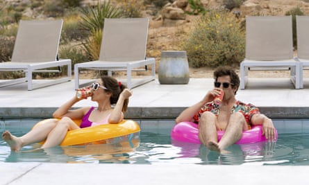 Cristin Milioti and Andy Samberg in Palm Springs.