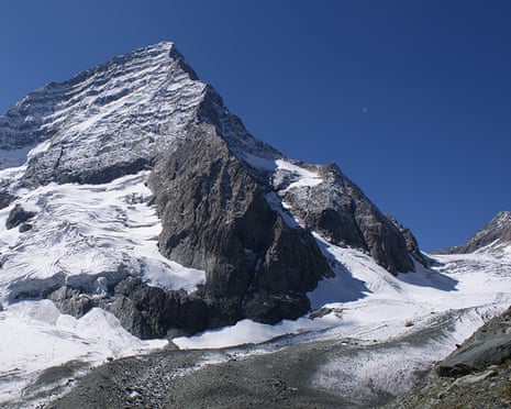 A snow-covered peak