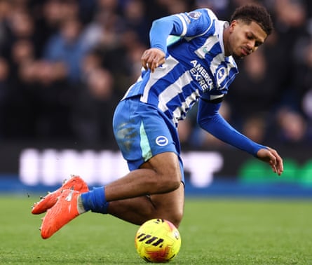 Georginio Rutter in action for Brighton