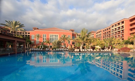 General view of the H10 Costa Adeje Palace hotel in Tenerife.